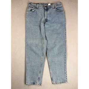 VTG Levis Jeans Womens 14 Blue Loose Tapered 32x28 Cowgirl Rodeo‎ Ranch Western